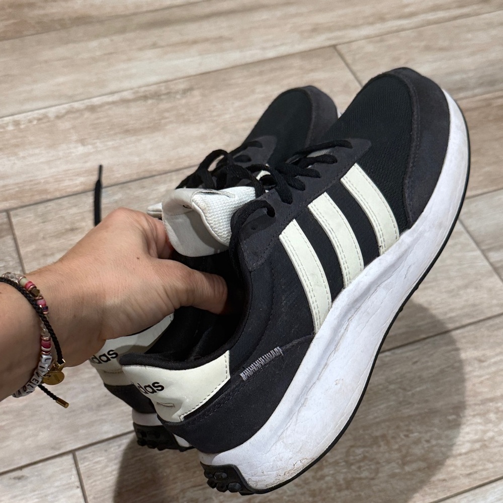 Adidas Monochrome Athletic Shoes